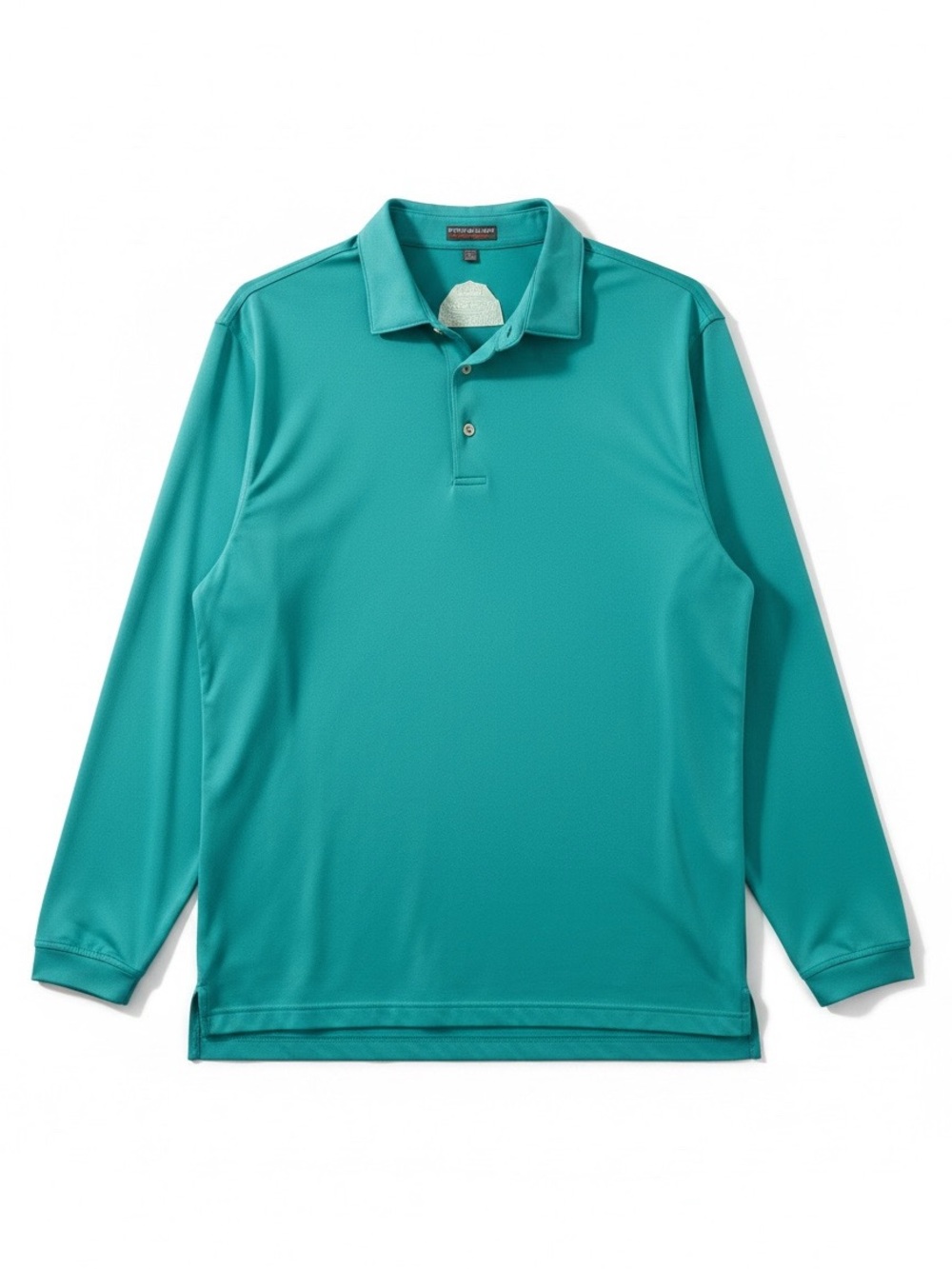 Peter Millar Summer Comfort Back Logo Longsleeve Golf Polo 2XL XXL